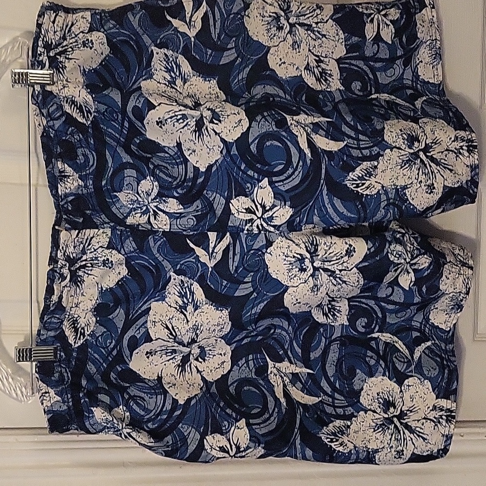Hawaiian Authentics Men's Drawstring Swim Trunks.